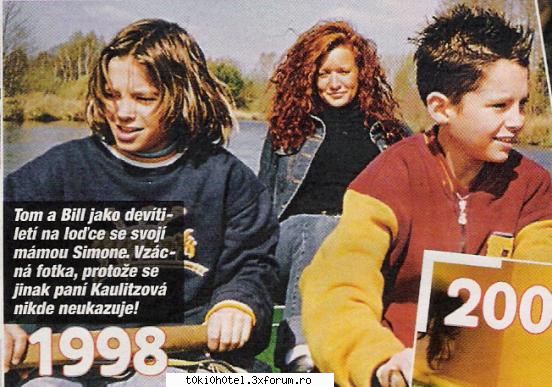 micutzi !!! zice cel din dreapta este bill din stanga ....tom cea din spate mama lor... aja